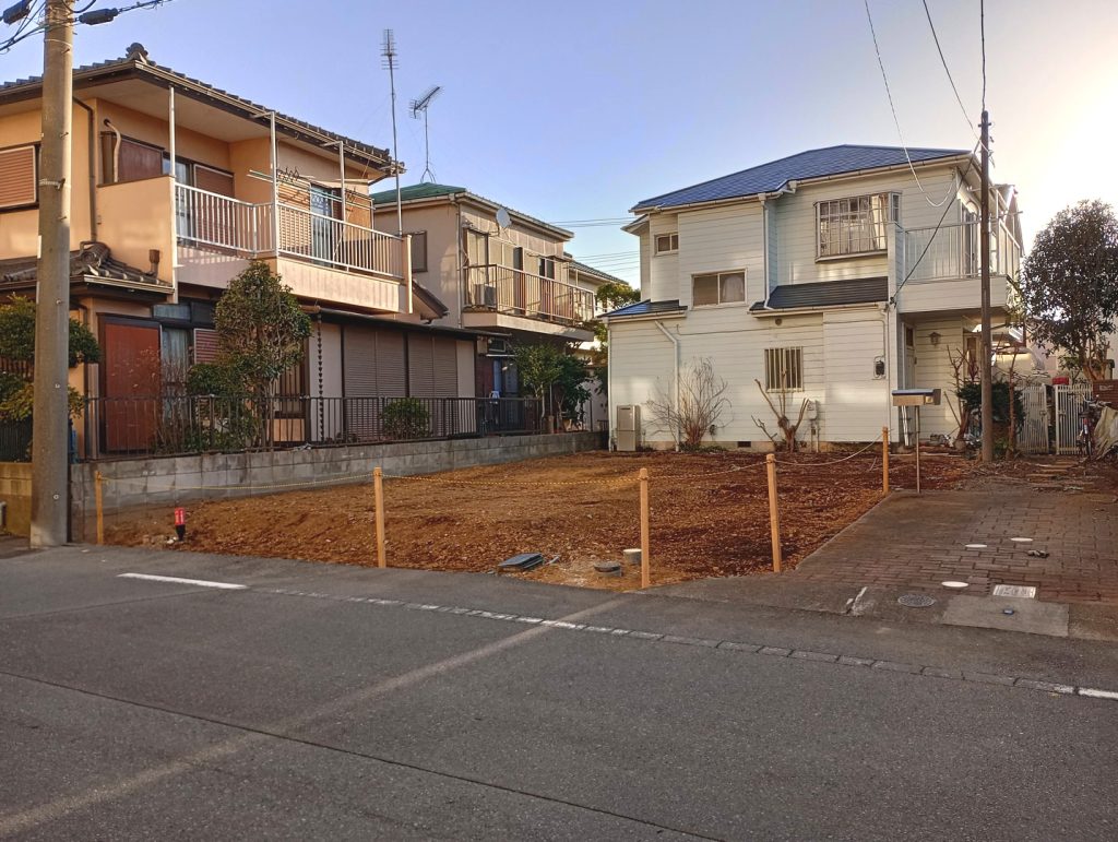 総武線　住宅用地　8.6m公道　高台平坦地　船橋市夏見６丁目