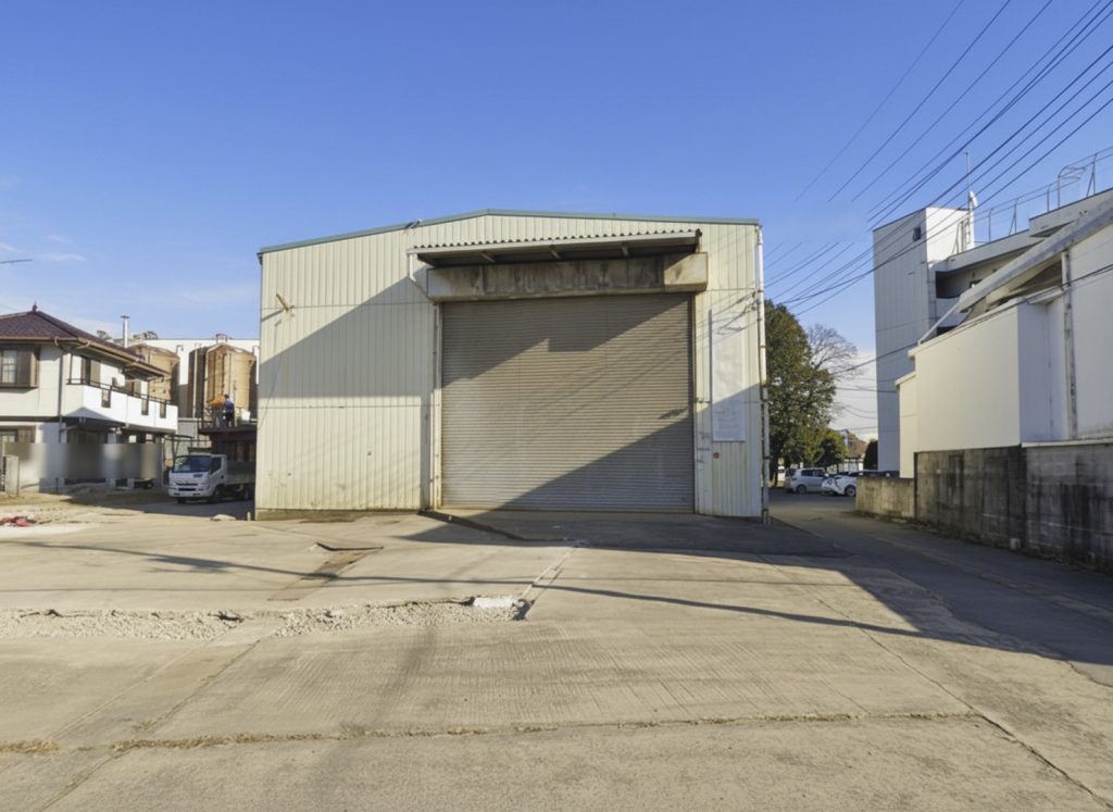 売倉庫・作業場・住宅　流山街道沿い　土地733坪