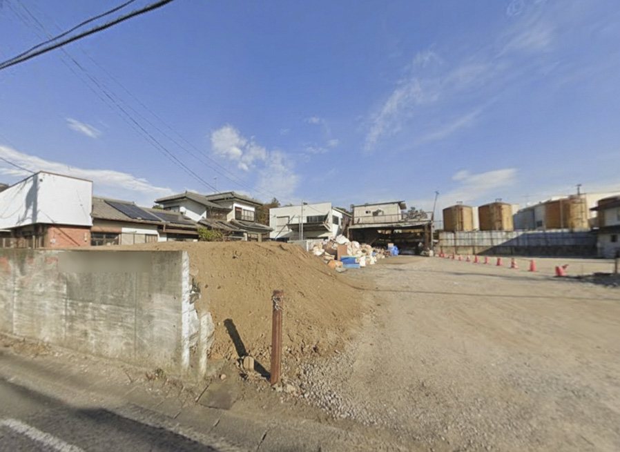 売倉庫・作業場・住宅　流山街道沿い　土地733坪　倉庫