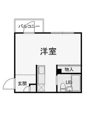 新検見川5分　RC5階建全28戸の一棟収益マンション　千葉市花見川区南花園2丁目　間取図２