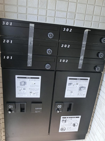 売アパート 満室 2015年築 1LDK×6戸 千葉市中央区道場北1丁目 宅配ボックス