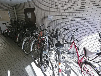 新検見川5分　RC5階建全28戸の一棟収益マンション　千葉市花見川区南花園2丁目　駐輪場
