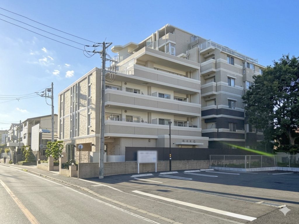 区分マンション　3LDK　3方向角部屋　船橋市前原東1丁目　外観２