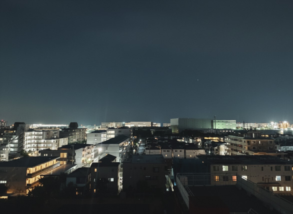 区分マンション 8階 リフォーム済み 66㎡ 3LDK!市川市幸2丁目 夜景