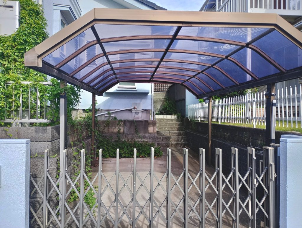 住宅用地　矢切駅徒歩9分　南東ひな壇　42.3坪　市川市北国分1丁目　車庫部分