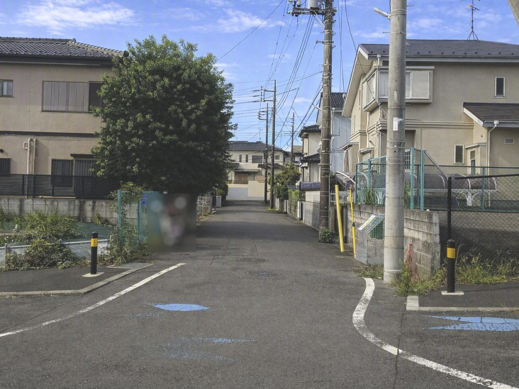 住宅用地　矢切駅徒歩9分　南東ひな壇　42.3坪　市川市北国分1丁目　遠望