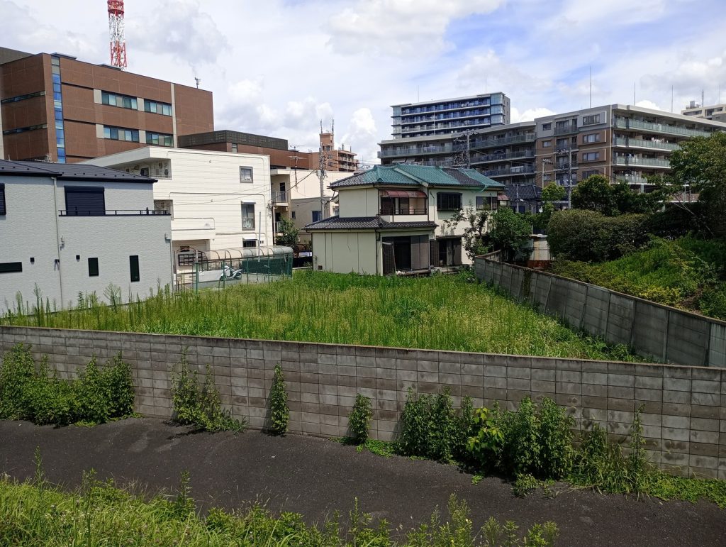 大型アパート用地 195坪 千住桜木1丁目 全景