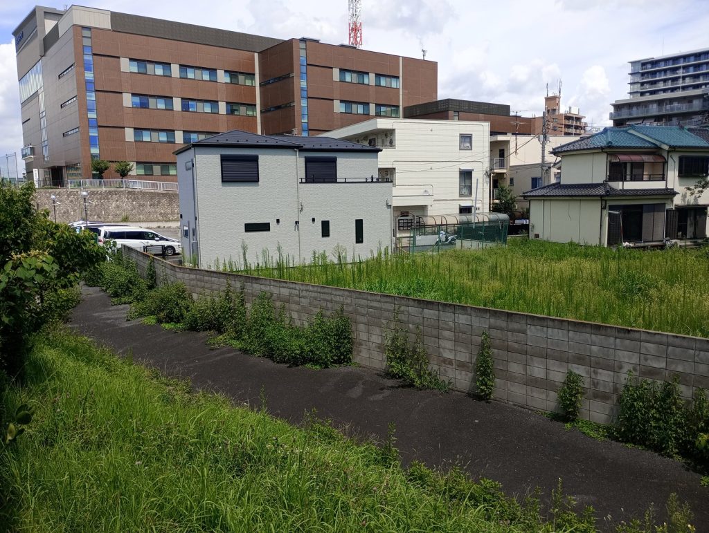 大型アパート用地 195坪 千住桜木1丁目 高台から