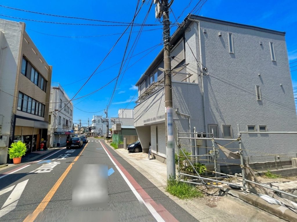京成稲毛駅徒歩1分。せんげん通り商店街　店舗用地　前面道路