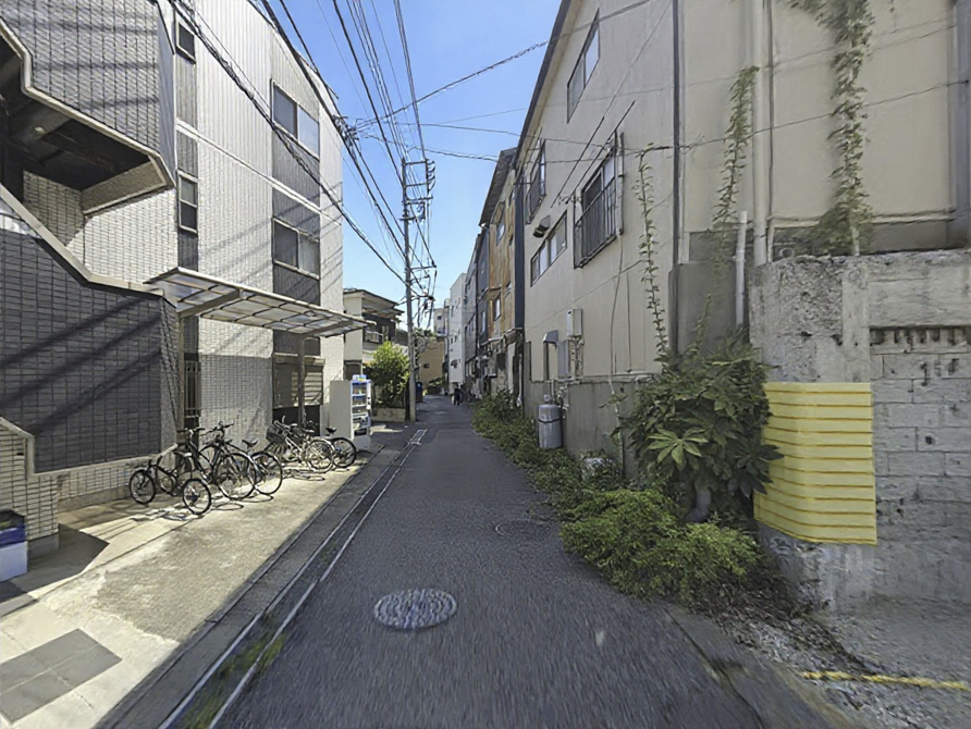 京成稲毛駅徒歩1分。せんげん通り商店街　店舗用地　北側道路