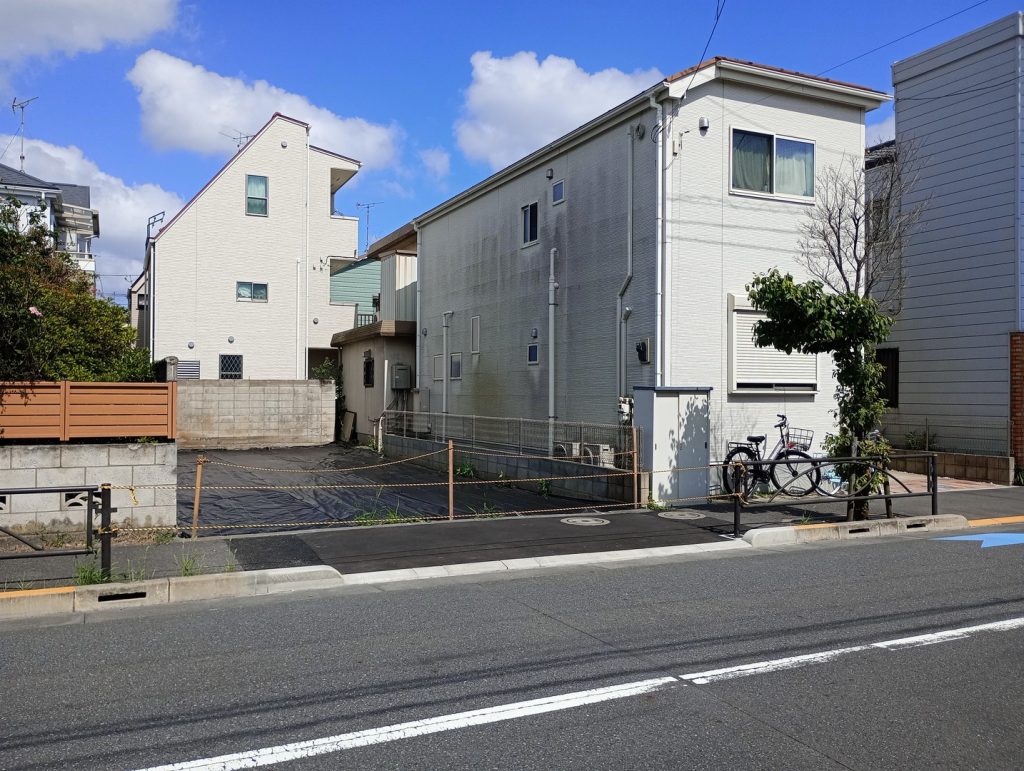 幅員10.9m公道面 住宅用地 85.97㎡ 1住居 60/200 葛飾区柴又1丁目 斜3