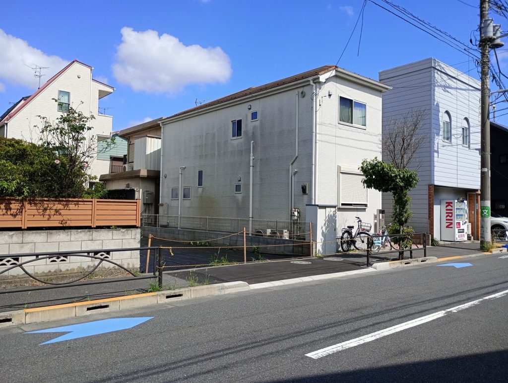 幅員10.9m公道面 住宅用地 85.97㎡ 1住居 60/200 葛飾区柴又1丁目 斜4
