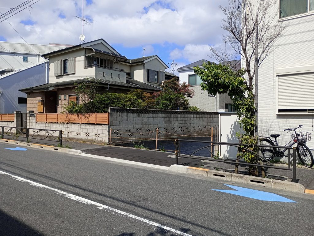 幅員10.9m公道面 住宅用地 85.97㎡ 1住居 60/200 葛飾区柴又1丁目 斜2