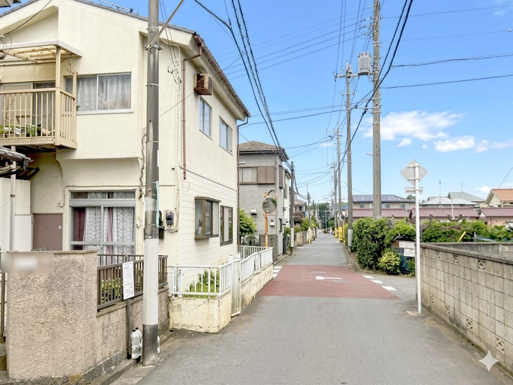 住宅用地 船橋市南三咲2丁目 南東部から