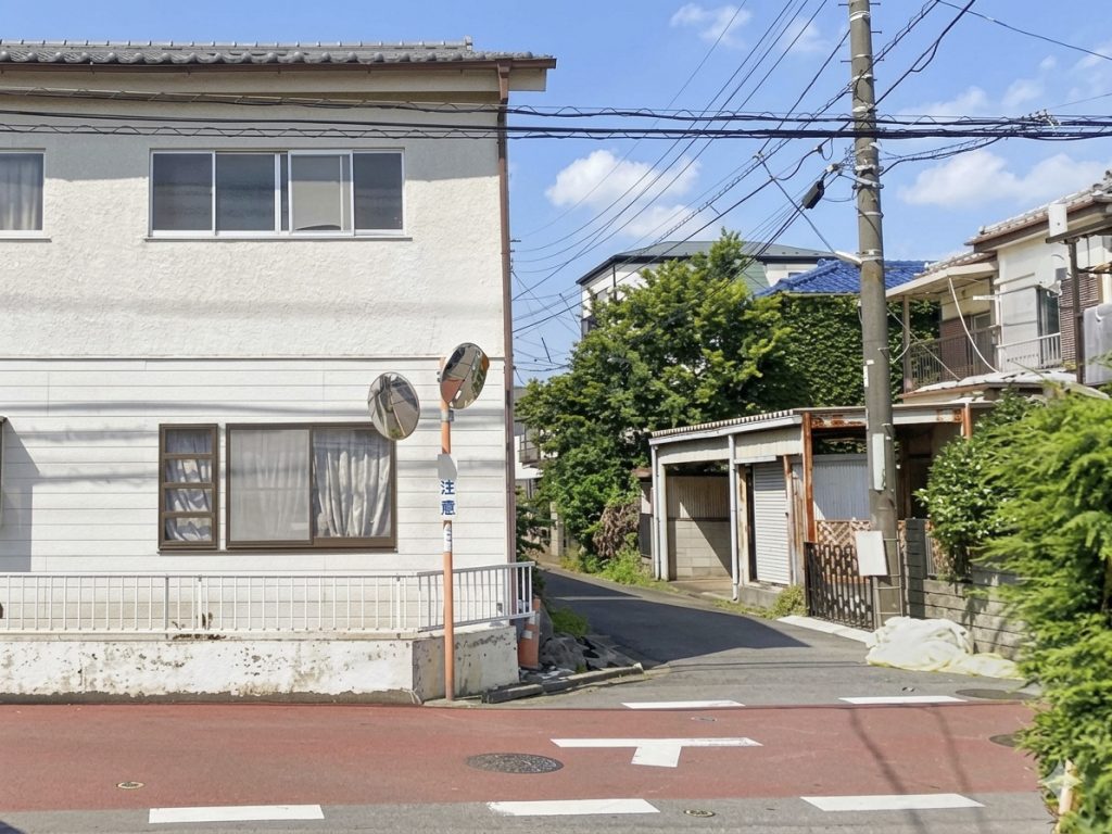 住宅用地 船橋市南三咲2丁目 角付近