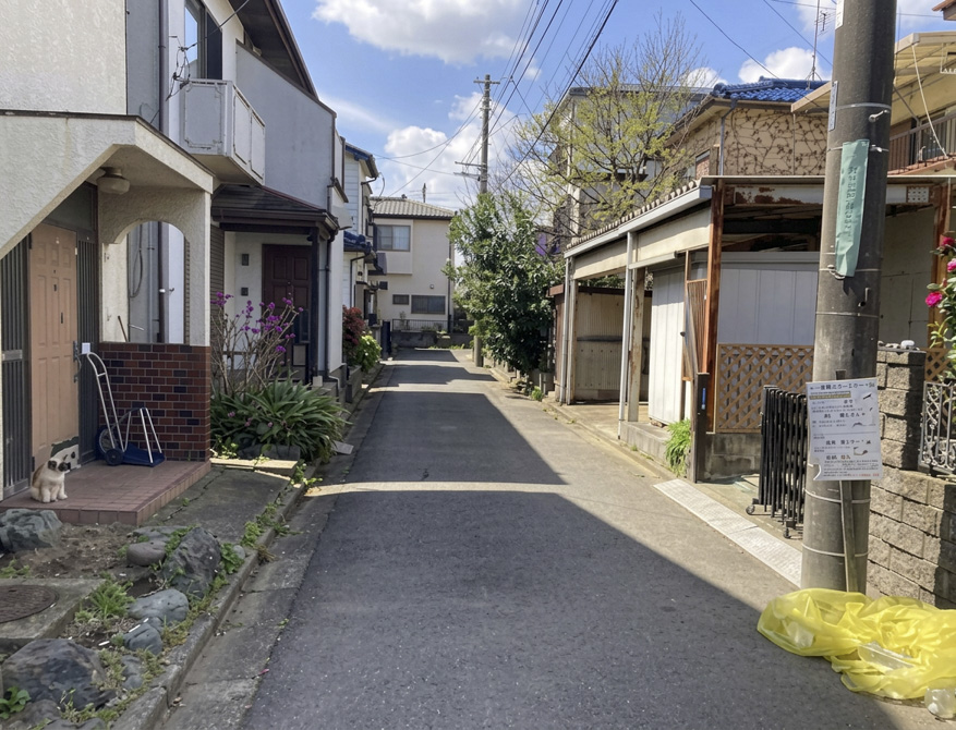 住宅用地 船橋市南三咲2丁目 北西側私道