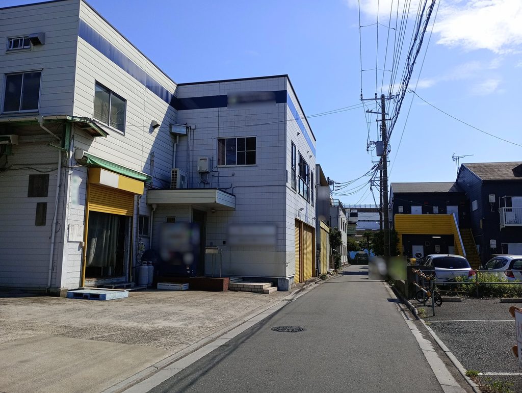 工場・倉庫用地 船橋市栄町2丁目 前面道路