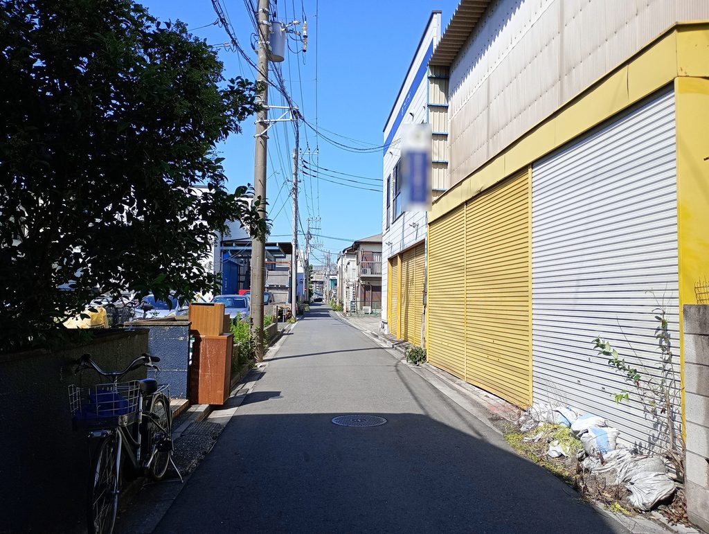 工場・倉庫用地 船橋市栄町2丁目 前面道路2
