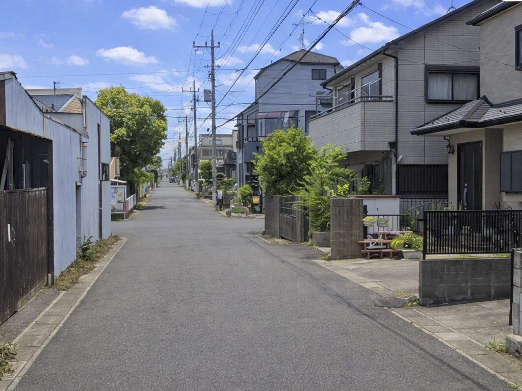 住宅用地 108㎡ 市川市曽谷5丁目 前面道路2