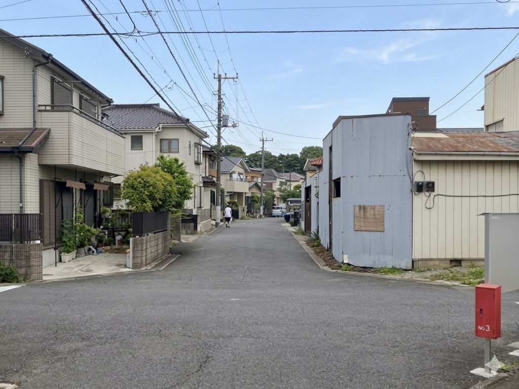 住宅用地 108㎡ 市川市曽谷5丁目 前面道路