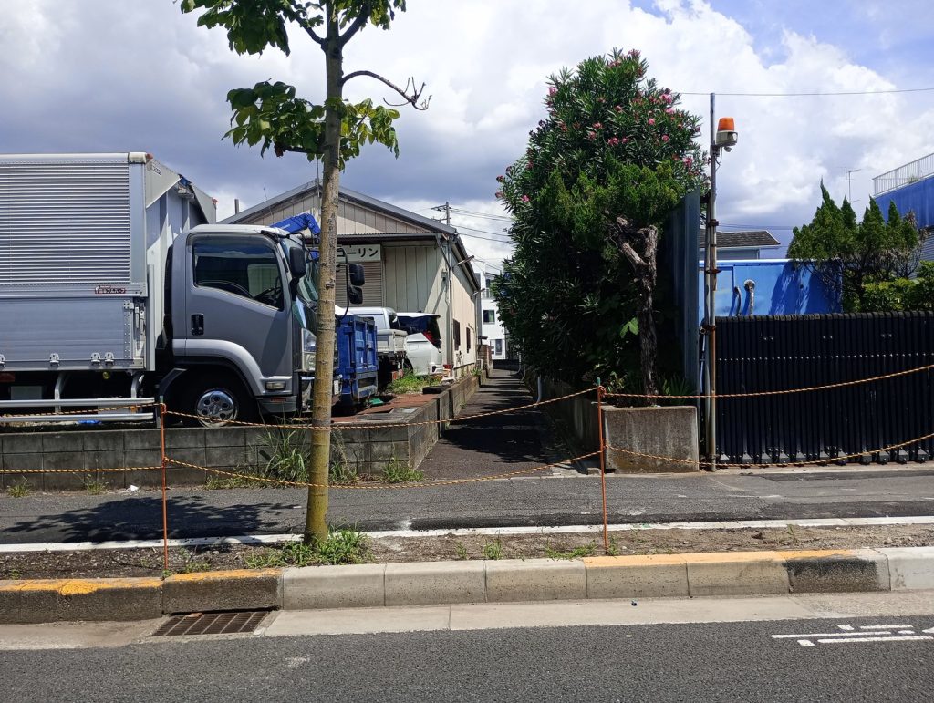 事業用地 角地 49.91坪 準工 葛飾区奥戸6丁目 南側通路