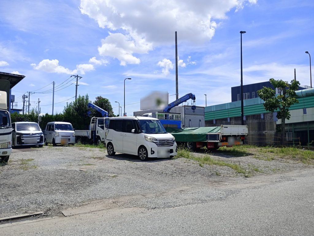 事業用地 角地 49.91坪 準工 葛飾区奥戸6丁目 北側道路から
