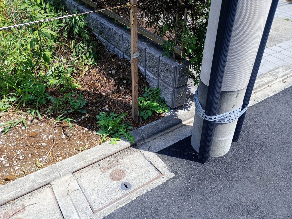 住宅用地 六町駅徒歩2分 足立区六町3丁目 境界