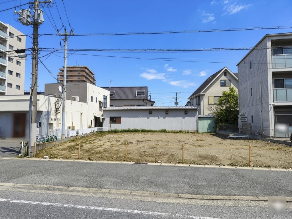 県道沿い×近隣商業地域。姉崎エリアで店舗・事業用地として活かせる約116坪の土地。