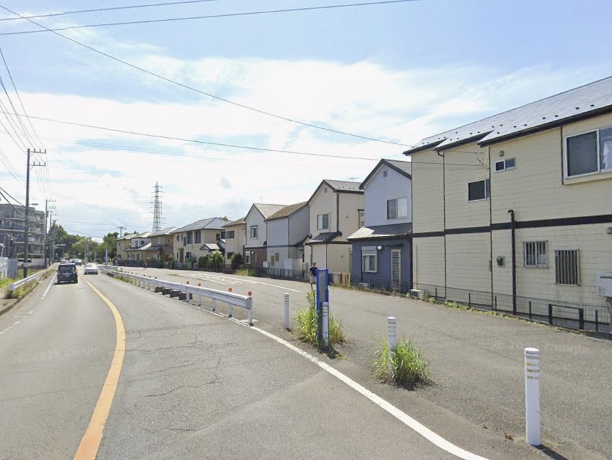 中古住宅　4LDK　習志野市鷺沼台2丁目　北側道路