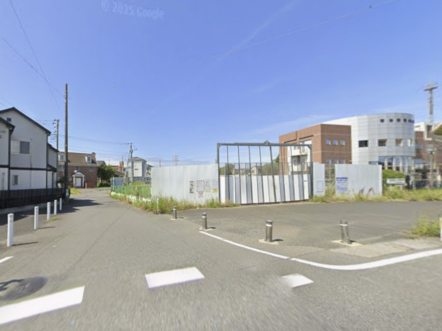 中古住宅　4LDK　習志野市鷺沼台2丁目　近隣の開発中の道路