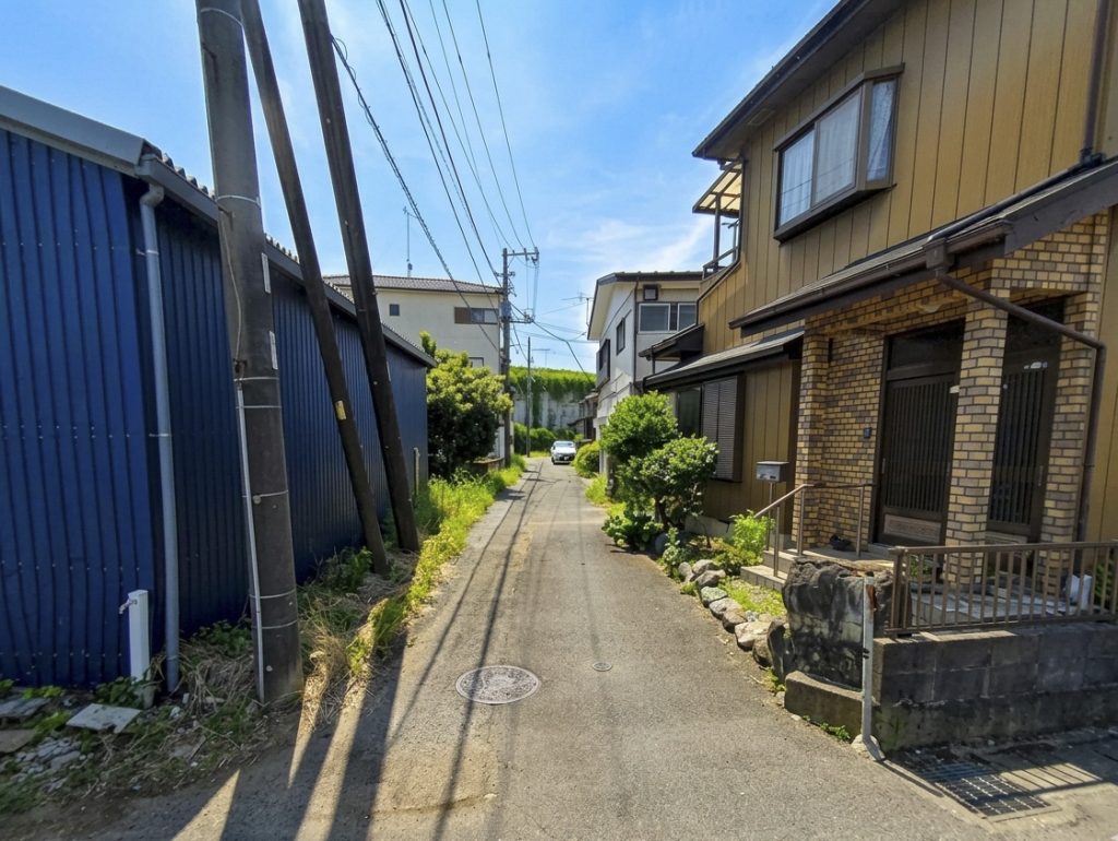 売工場 準工 松戸市上矢切 前面道路