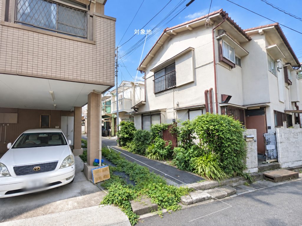 住宅用地　43.97㎡　　葛飾区金町2丁目　北側道路２