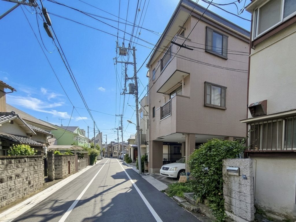 住宅用地　43.97㎡　　葛飾区金町2丁目　北側道路