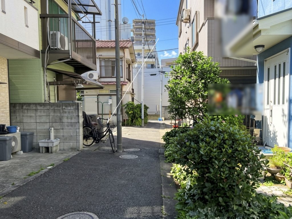 住宅用地　43.97㎡　　葛飾区金町2丁目　南公道からの画