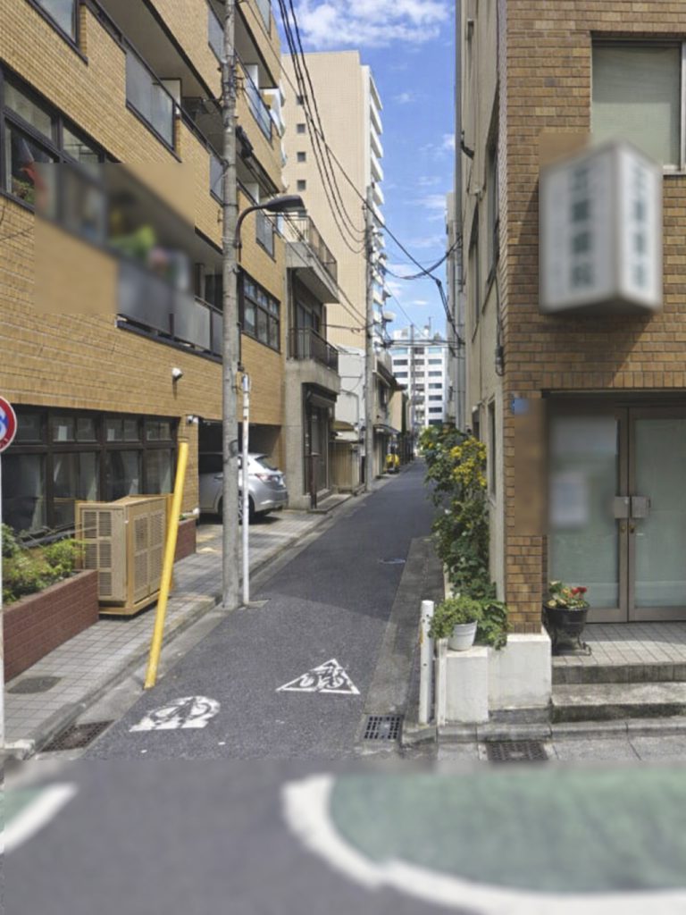 自社ビル用地 錦糸町駅徒歩6分 26坪 商業 更地渡し 墨田区太平1丁目 前面道路