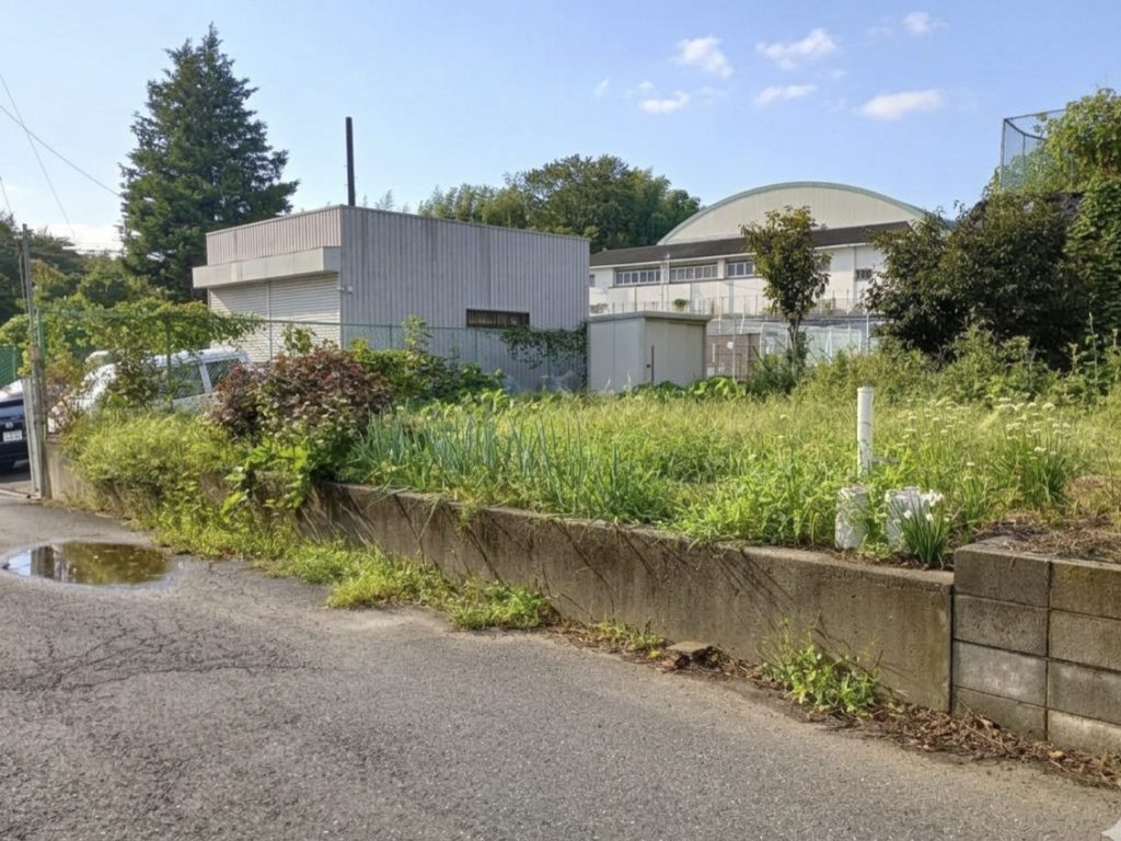 事業用地 車輛・資材置場 57坪 6m道路 整形地 鎌ヶ谷市中沢