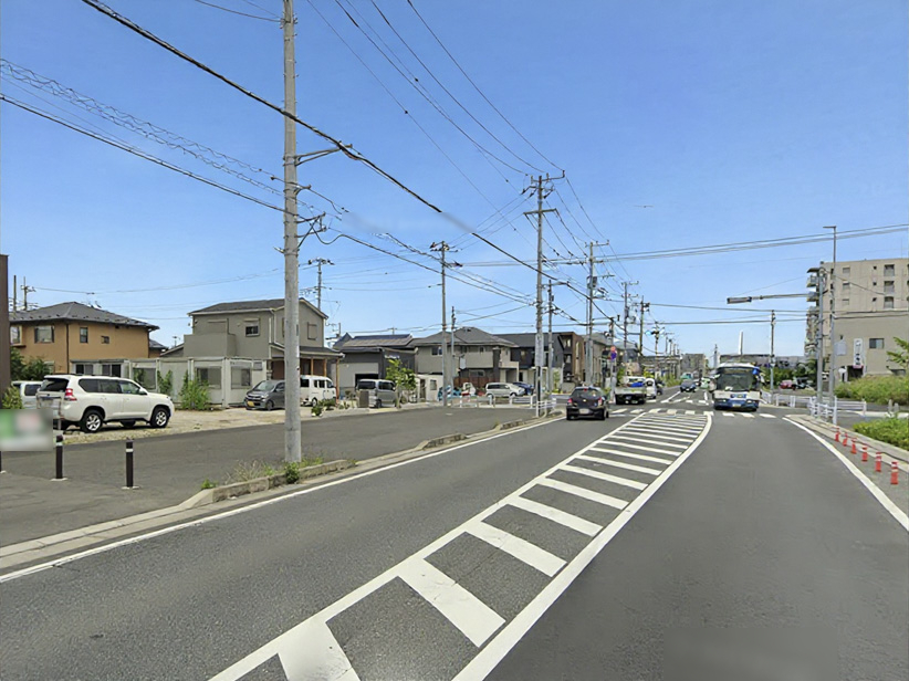 事業用地 流山街道沿い 流山市木2丁目 前面道路