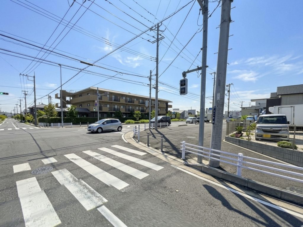 事業用地 流山街道沿い 流山市木2丁目 交差点