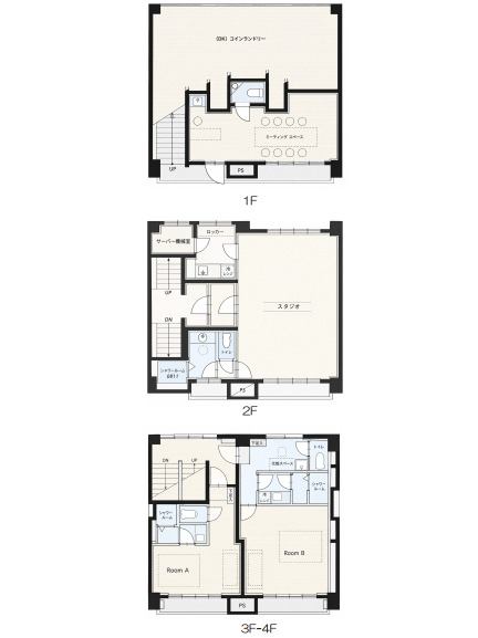 売ビル RC造4階建台東区千束4丁目 間取図