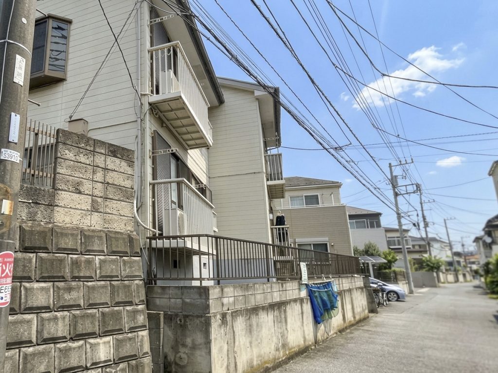 売アパート 土地165㎡ 2DK×4戸 満室 8.05% 鎌ヶ谷市南初富4丁目 前面道路