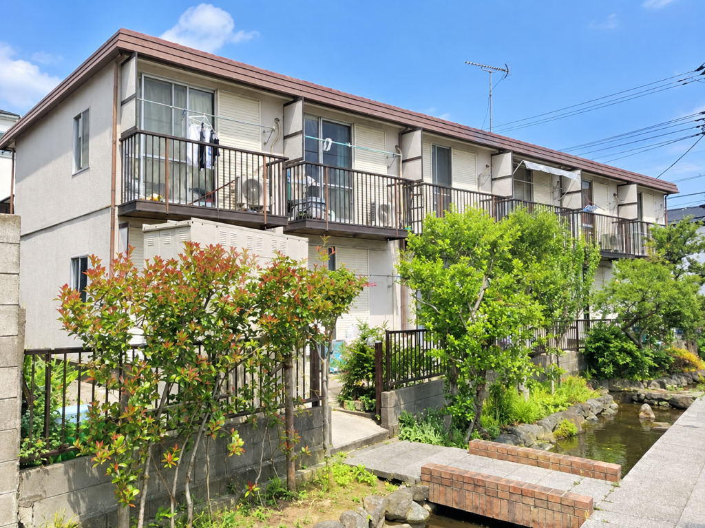 売アパート 江戸川区北小岩6丁目 親水公園側