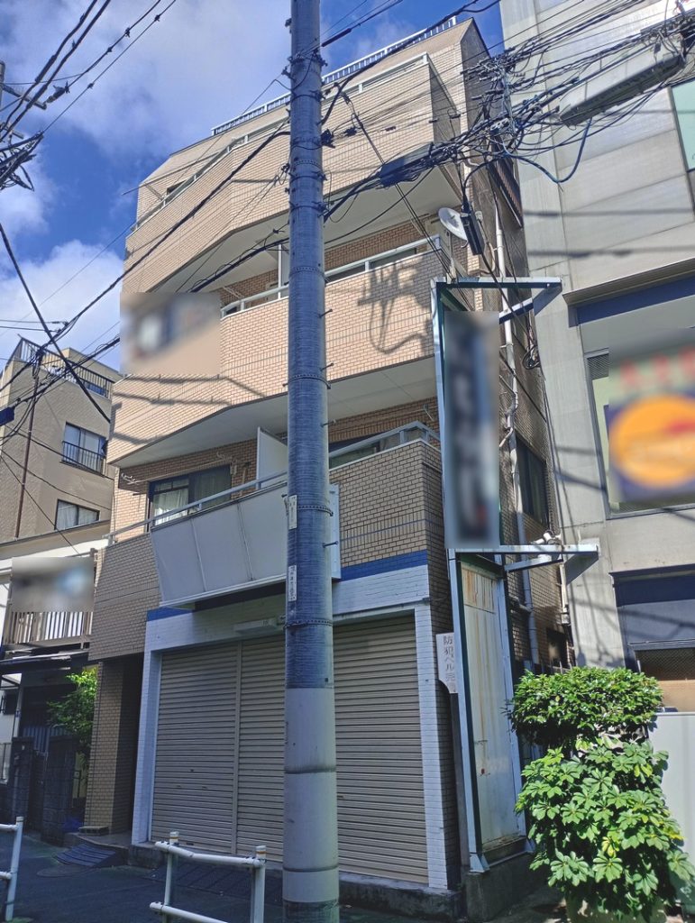 収益ビル　葛飾区亀有3丁目　外観　裏通り