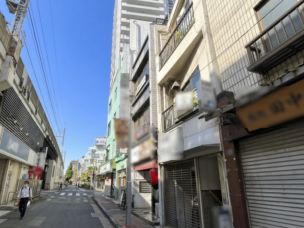 収益ビル 小岩駅北口徒歩3分 歓楽街 S造5階建 江戸川区西小岩1丁目 前面道路2