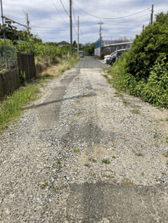 貸地 資材置場 270㎡ 調整 敷金・礼金なし 市川市堀之内5丁目 前面道路