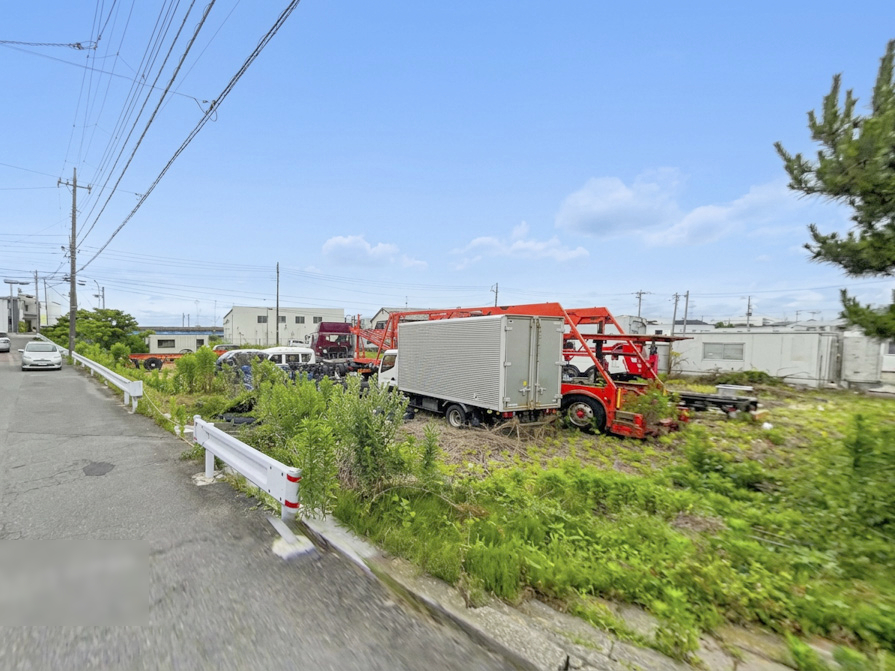 貸地 436坪 市川市柏井町3丁目 東側道路から