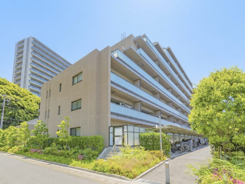 中古マンション　H3年3月築　3LDK　南向き　5/7階　千葉市稲毛区稲毛東5丁目　外観