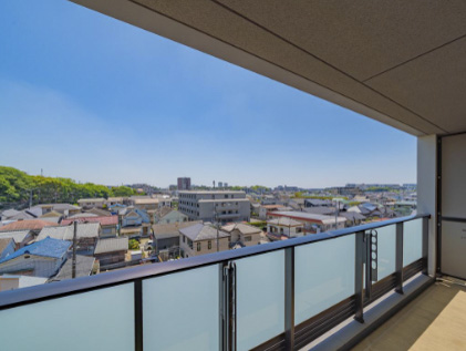 中古マンション H3年3月築 3LDK 南向き 5/7階 千葉市稲毛区稲毛東5丁目 眺望
