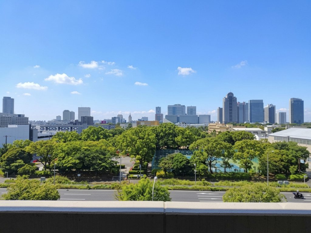 中古マンション 東南角住戸 3LDK 2001年2月築 千葉市花見川区幕張町3丁目 眺望