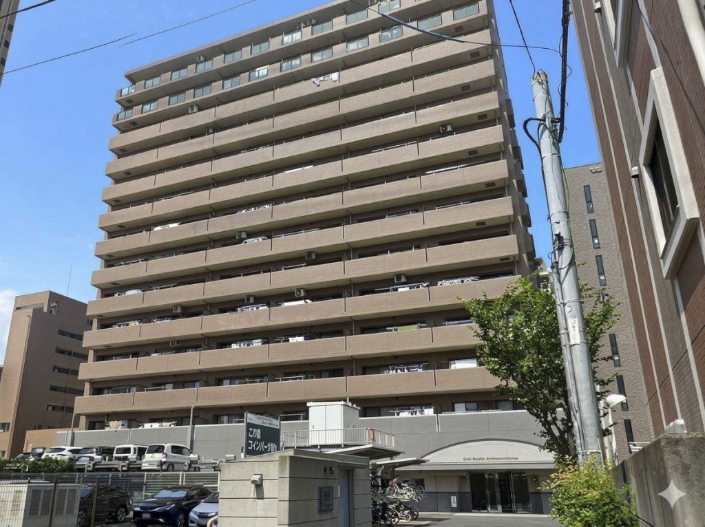 区分マンション　14階建13階南東向き　3LDK　西船橋駅徒歩4分　船橋市山野町　外観