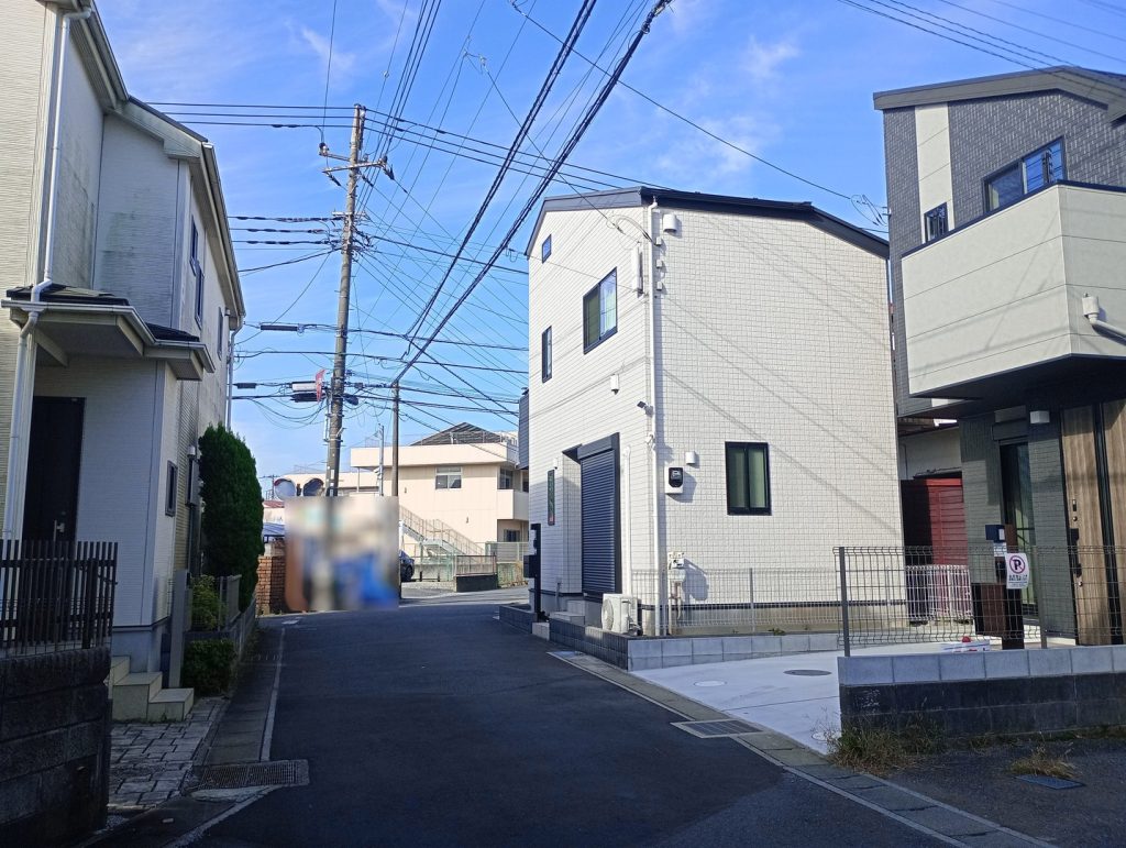 新築住宅　1SLDK　市川市国分1丁目　前面道路２